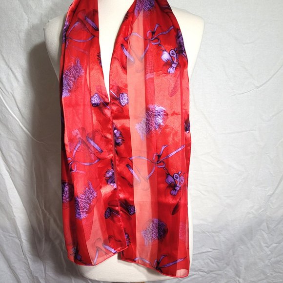 Red Hat Scarf Accessory - Picture 1 of 6